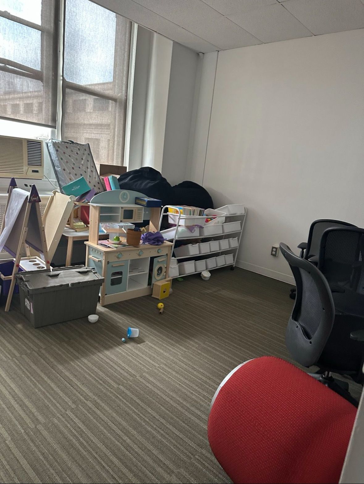 Photos: Here Are the Piles of Used Bedding and Children’s Play Sets Left Near DOGE’s Old Offices